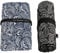 2 Stück Stationery Pouch 36 Löcher Pinseltasche Künstler Slots Bleistift Wrap Stationery Pouch Stifteaufbewahrung Waschbar für Aquarellstifte Bleistifte Buntstifte Studenten （Wellen/Schwarze Blätter）