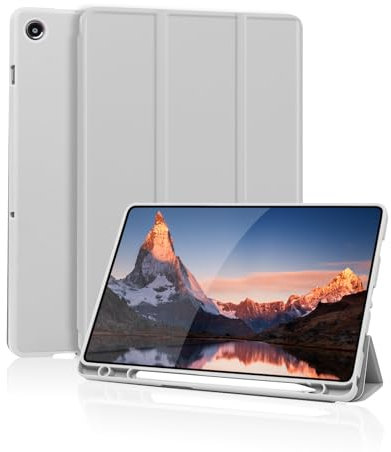 Palkitsee Funda para tablet Samsung Galaxy Tab A9 Plus con soporte para lápices,funda protectora inteligente delgada con parte trasera de TPU suave,funda de apagado y encendido automático