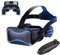 Teksome VR-Brille für Kinder, VR-Headset mit Fernbedienung | Immersive VR-Brille für Kinder | Virtual-Reality-Brillen-Set, Brillen für Kinder und Erwachsene zum Erleben von VR