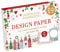 Design Paper Besinnliche Weihnachten DIN A5. Mit Falz für Klappkarten: 75 Motivpapiere (DIN A5, 220 g/m²) mit Falz für Klappkarten, in 25 Designs, 16 Seiten Handlettering-Grundkurs, Softcover