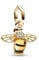 GHMIOU Charms Gold 925er Sterlingsilber Bead Charm für Armbänder, Halsketten, Cartoon Charms, Schmuck, Geschenk für Frauen und Mädchen zu Weihnachten (Gold Wasp)