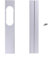Ahhzyys Kit di Scorrimento per finestre Elastiche,Kit di Tenuta Universale per Aria condizionata Portatile,Tubo di Scarico con accoppiatore,Kit di Ventilazione AC Regolabile per finestre scorrevoli