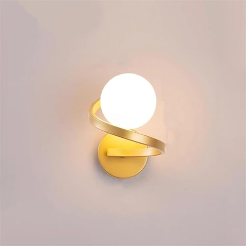 Widppsopt Wall Light for Bedside Bedroom Nordic Wall Lamp Wall Sconce Decro Home Black Copper Indoor Bedroom Wall Lights with G9 Bulb Battery Wall Lights