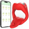 Seckoe Zunge lecken Penis Ring Mit App Hodenringe Für Den Mann Sex Toyset Für Man Erotik Sex Spielzeug Für Die Männer Penisring Erotisches Cockring 10 Vibrationsmodi Massagegerät Cockring