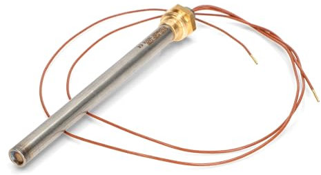 Bougie d'allumage pour poêle à granulés, 250 W, 140 mm, diamètre 9,9 mm avec câble, fabriquée en Italie
