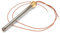 Bougie d'allumage pour poêle à granulés, 250 W, 140 mm, diamètre 9,9 mm avec câble, fabriquée en Italie