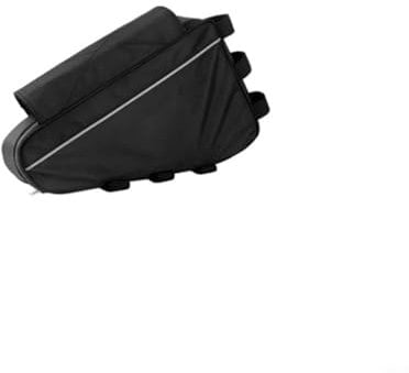 FUANA E-Bike Battery Bag Triangle Frame Pack Waterproof Large Capacity for 36V 48V 60V 72V Electric Bicycle Black Frame Bags(S)