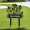 NZDFH Personalisiertes Garten-Metallschild, Passen Sie Ihren Namen an, Gartendeko für Draußen Wetterfest, Frühlingsdeko, Gartenzubehör, Einweihungsgeschenk, Muttertagsgeschenk, Vatertagsgeschenk