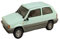 Mini Auto Spielzeug 1:64 Für FIAT Panda Maßstab Druckguss-Legierung Automodell Statisches Display Modell Sammlung Fahrzeug Spielzeug Wohnkultur