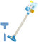 1 set di bambini aspirapolvere, 24x5 aspirapole elettrico staccabile realistico con aspirazione funzionante, giocattolo per bambini che costruisce le competenze interattivo che funziona per bambini p