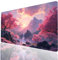 Alfombrilla Ratón XXL 70x30x0.3CM, Impermeable Alfombrilla Escritorio Cascada, Montaña Nevada Mouse Pad con Base de Goma Antideslizante, Protector Escritorio para Portatil Teclado Gamer Model-04382