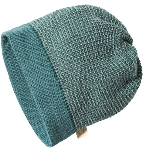 Disana Beanie Baby, Kind - 100% Bio-Merino – atmungsaktiv, bequem & weich - Unisex 42-54 cm – nachhaltig & fair – angenehme Wärme, Kopf an - Made in Germany