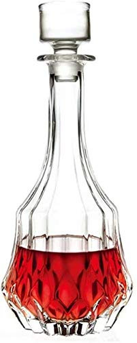 Handmade Crystal Decanter, 1000ml Whiskey Wine Jug, Wide-mouth Conical Anti-overflow Design, Enhances The Aroma And Taste Of Wine, Professional Dinner Wine Tasting Tool