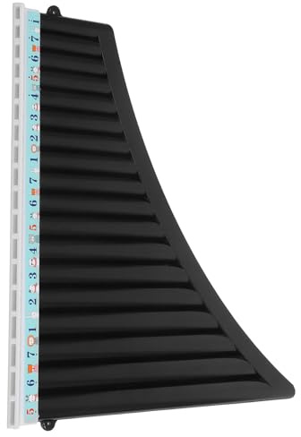 Panflöte 18 Rohre Musikinstrument für Anfänger und Junge Spieler | ABS Braun, Leichtes Design mit Bequemem Griff, Einfach zu Lernen und Praktisch zu Verstauen