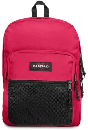 Eastpak Pinnacle Rucksack 38L (42 x 32 x 25,5 cm), Extra großer Schul- & Freizeitrucksack, robuster Multi-Fach Rucksack mit Organizer und gepolsterten Trägern - SAFFRON RED