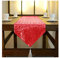 ShinyBeauty Shimmer Runner da tavolo con paillettes rosse nappa-30x180cm, tessuto con paillettes rotonde glitterate per runner da tavola in biancheria da tavola per banchetti di nozze per feste