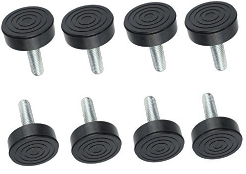 Spares2go Diwan-Bett/Nachttisch/Schrank & Schubladen, verstellbare Füße, 10 mm, 8 Stück