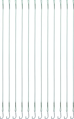 12 Raubfischvorfächer mit Haken in verschiedenen Hecht Zander Barsch als Set, Größe:1