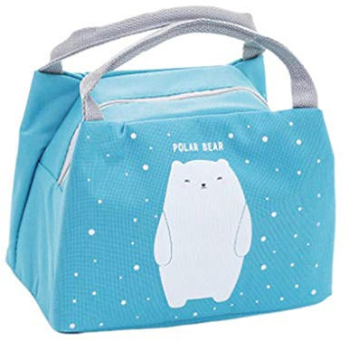 Rolin Roly Bolsa del Almuerzo Impermeable Lonchera Para Niñas Viajar Insulated Lunch Bag (Oso polar)