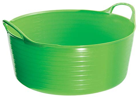 Perry Equestrian No.7119 Flexi-Fill Shallow Tubs/Trugs 15 Litre Capacity, Green