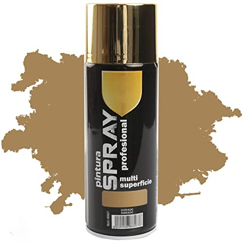H HANSEL HOME Pintura Spray Dorado 400 Ml