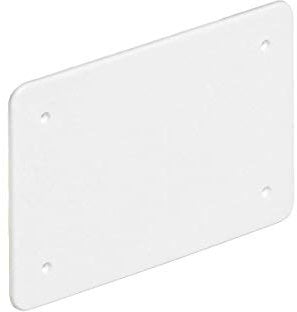 A2ZWORLD Coperchio Di Ricambio Con Vite In Plastica Per Cassetta Di Derivazione 198X153mm Misura 6, IP40, Bianco RAL9010