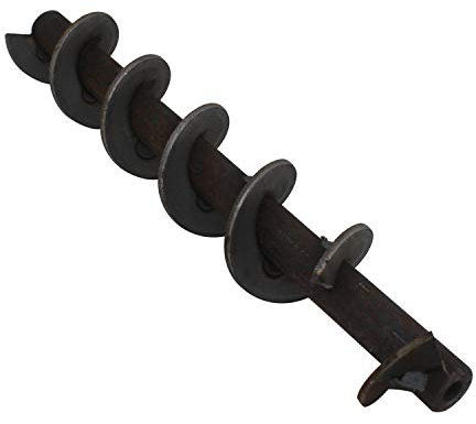 Sinfin estufa pellets 200 300 400 500 600mm tornillo sinfin para carga de pellets para motor alimentación pellets (Longitud Total 300mm)