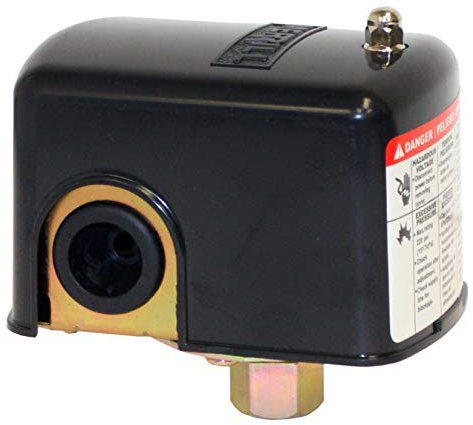 Merrill MPS3050 Wasserbrunnen-Druckregelung & Luftpumpen-Druckschalter, 30-50 PSI Druckeinstellung, NEMA 1, einstellbares Differenzial, 1/4 Zoll Innengewinde NPT