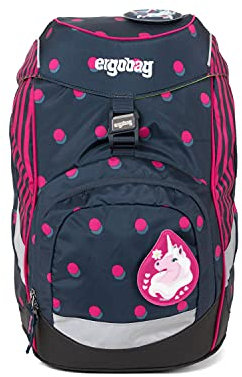 ergobag Prime School Backpack Single Shoobi Doobear - Einheitsgröße, Mehrfarbig, Modern, Unisex, Wasserdicht, 3E+1 Liter, Grundschulrucksack