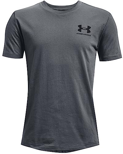 Under Armour Garçon UA Sportstyle Left Chest Chemise, Pitch Gray, L EU