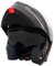Zorax Matt Black/White M (57-58cm) ZOR-838 Double Visor Modular Flip up front Motorcycle Motorbike Helmet ECE 2206 Approved
