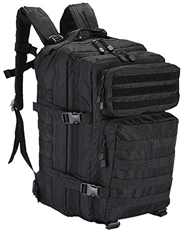 UBORSE Military Tactical Backpack 40L Large Army Assault Backpack MOLLE Heavy Duty Outdoor Laptop Bag for Hiking Camping Travelling Trekking
