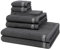 Ross - Smart - 2 X Wasch- 2 X Gäste- 2 X Dusch- 2 X Handtuch im Set (8er Set Schiefer)