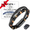 Jbniuay Cadeau Fete des Peres - Cadeau Papa Bracelet Cadeau Noël pour Papa - Cadeau Fête des Pères Original DAD Bracelet - Cadeau Anniversaire Papa Noël Fête des Pères (Cadeau Papa) (Cadeau Papa)