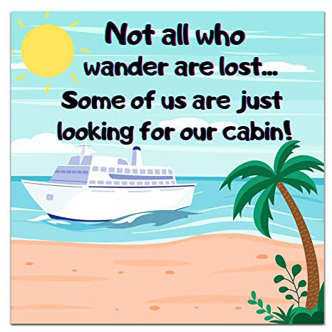 Cruise Door Decorations Looking for Cabin, Funny Magnetic Cruise Decorations for Cabin Door or Stateroom
