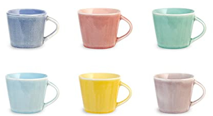 H&H Set 6 Tazze Caffe Coachella Cc 110