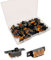 Gebildet 50piezas Mini Interruptor de Palanca SPDT Interruptor Deslizante 0.5A 50V CC 3 Pines 2Posiciones, Interruptor Deslizante de Panel ON/ON, SS-12F15 de Enganche en Miniatura