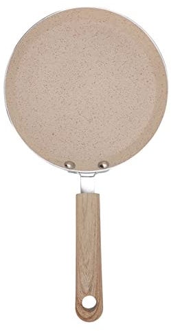 Frying Pan, Frying Pans Nonstick, Frying Pan Non Stick Pan with Handle Aluminum Alloy Flat Bottomed Cooking Pot for Breakfast Pancake(18cm)