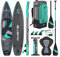 Bluefin Cruise Carbon 12' Aufpumpbares Paddleboard| SUP Board für Erwachsene| Bluefin Cruise 12' SUP| Paddleboard Paket | Tragbar & Reisesicher |Carbon Paddleboard | Inklusive Zubehör