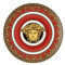 Versace - Méduse Rouge Assiette plate 17 cm Porcelaine