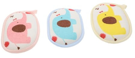 Mikinona 3st Baumwolle Für Babybadewannen Luffa-schwamm Peeling Schwamm Badwäscher Luffa-spülschwamm Baby-badeschwamm Schrubben Zurück Schwamm Babyhaut Badeprodukte Neugeboren Körper