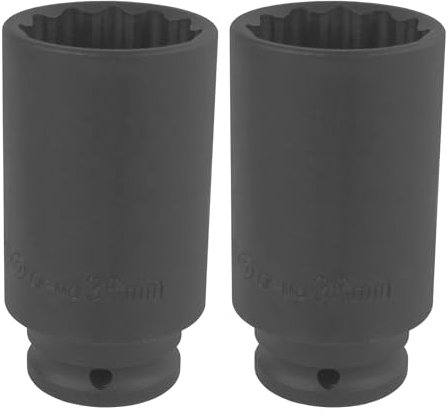 TECPO Lot de 2 douilles à denture multiple SW 36 mm - Outil 1/2