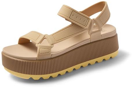 Reef Damen Water Rem Higher Sandale, Blassbanane, 41 EU