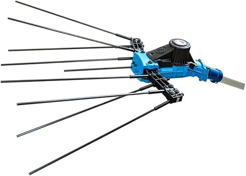 PATERLINI Abbacchiatore Elettrico Professionale per Raccolta Olive 36V - Scuotitore Raccogliolive Elettrico Leggero e Potente - Raccolta Olive Veloce (36V LOIL36 - ASTA FISSA Corta Mt. 2.30)