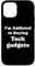 Coque pour iPhone 12/12 Pro Je suis accro à l'achat de gadgets technologiques Des gadgets technologiques amusants
