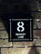 Personalised 45 LEDs Illuminate Modern Square Solar House Sign Plate, Customised Door Address Line Name Number Plaques for Gate Wall Porch Light with Address Display UV Stable Weather-proof | 18×18cm