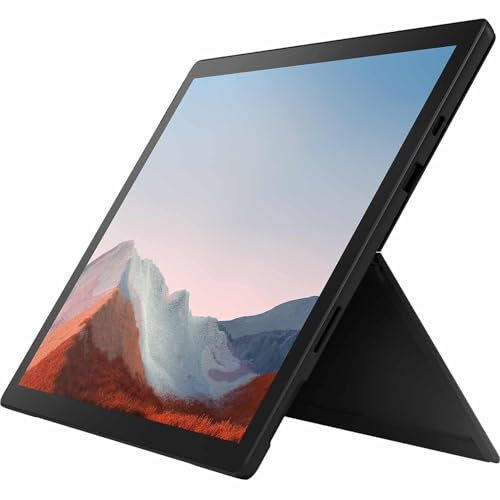 2021 Microsoft Surface Pro 7+ mit Intel Core i7-1165G7 (12,3-zoll, 16GB RAM, 256GB SSD) Schwarz (Generalüberholt)