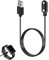 2 Pin 4mm Magnetic Smart Watch Charger, Magnet Charging USB Cables, Universal Compatible with YAMAY SW022/Ticwatch GTX/Haylou RT LSO5S/AGPTEK LW11, Portable Quick Charge Cable, 60cm Length, Black (1)