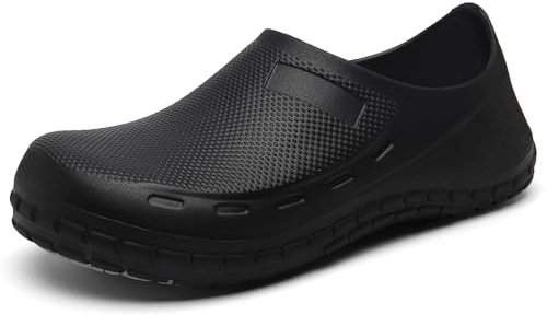 EQWIGKEIT Zapatos de jardín para mujer y hombre zapatillas antideslizantes impermeables zapatos de cocina de jardín zuecos de lluvia ligeros sandalias de jardín zapatos de goma de verano cómodos