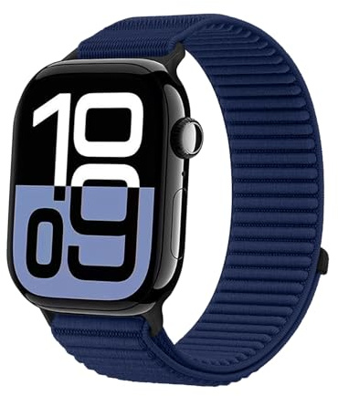 SimpleThings Bracelet de sport en nylon - Compatible avec Apple Watch - 46 mm, 45 mm, 44 mm, 42 mm, 41 mm, 40 mm, 38 mm, Trail Loop - Bracelet de sport pour iWatch séries 11 10 9 8 7 6 5 4 3 2 1 SE